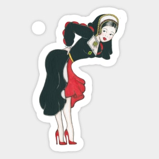 Catherine Howard Pin-up Sticker